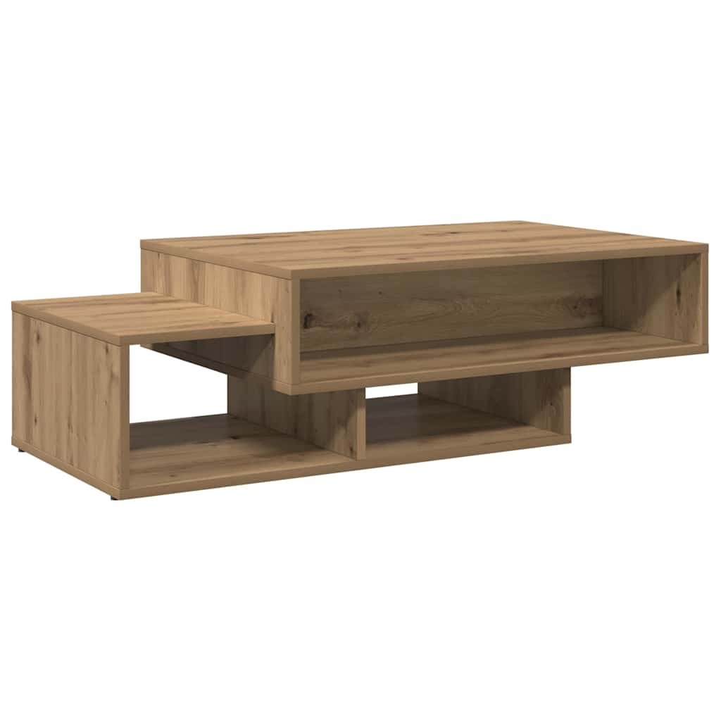 Stolić za kavu boja hrasta 105 x 55 x 32 cm konstruirano drvo