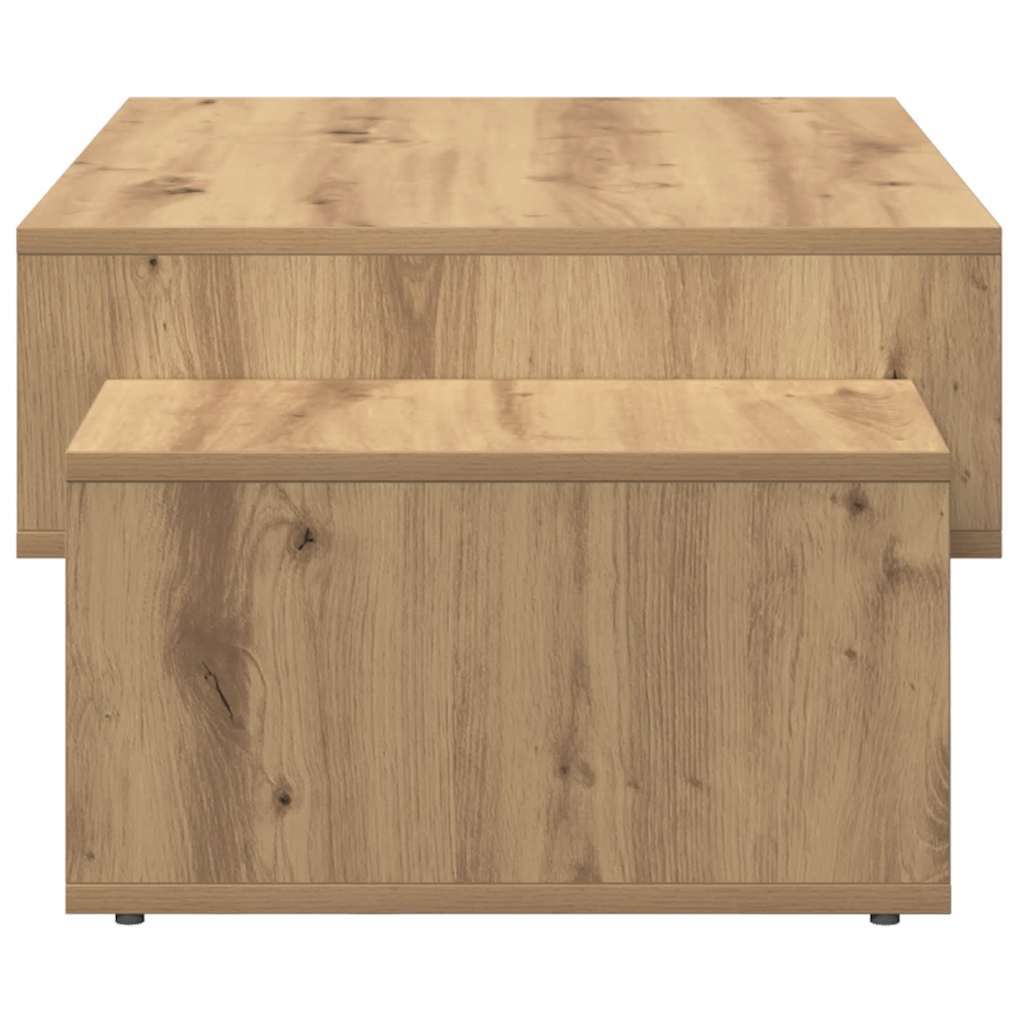 Stolić za kavu boja hrasta 105 x 55 x 32 cm konstruirano drvo