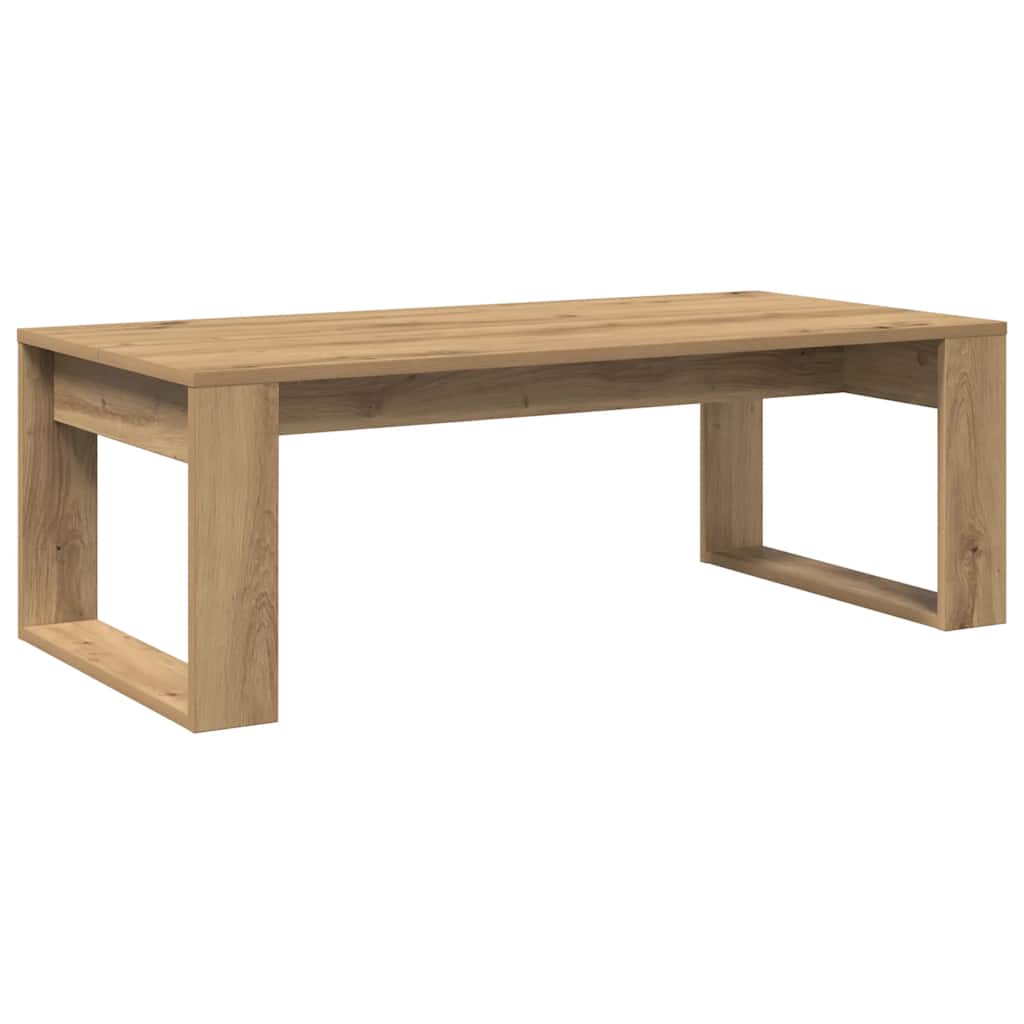 Stolić za kavu boja hrasta 102 x 50 x 35 cm konstruirano drvo