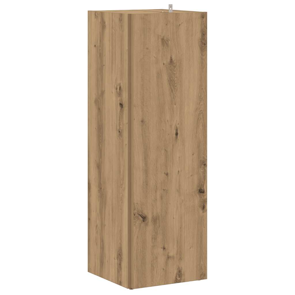 Kutni ormar Artisan hrast 33x33x100 cm izrađeno drvo