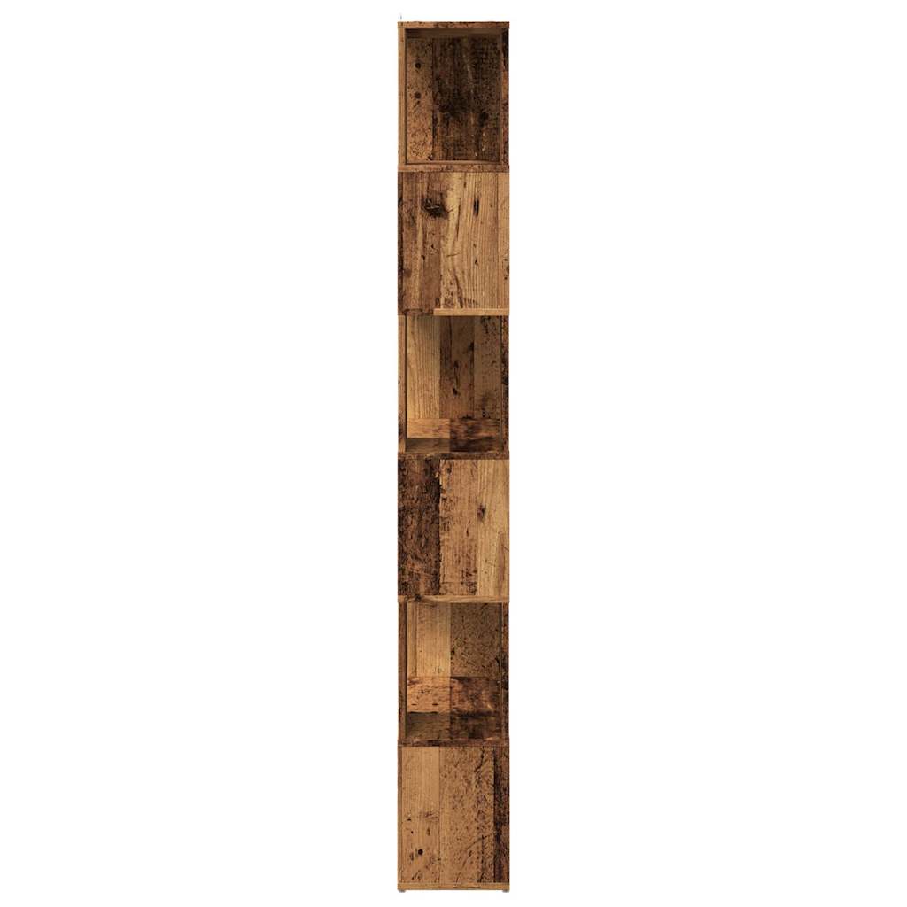 Ormarić za knjige/Sobna pregrada staro drvo 60x24x186 cm