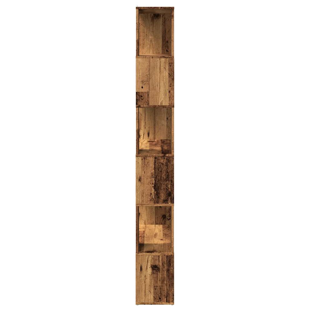 Ormar za knjige/Sobna pregrada staro drvo 80x24x186 cm