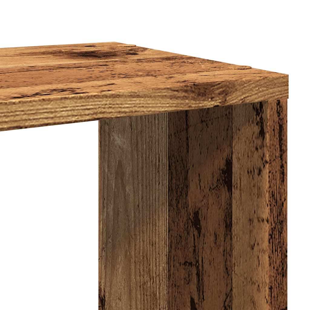 Ormar za knjige/Sobna pregrada staro drvo 80x24x186 cm