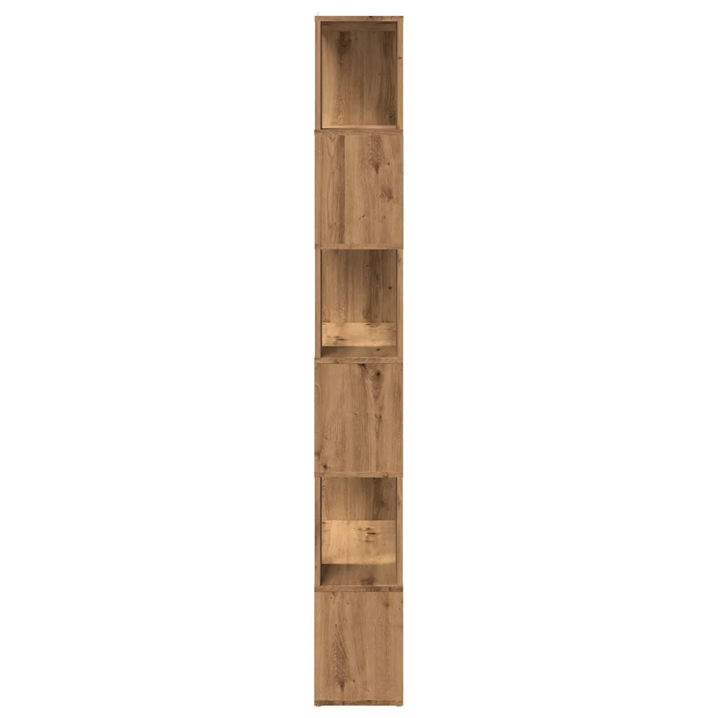Ormarić za knjige/Sobna pregrada Artisan hrast 80x24x186 cm