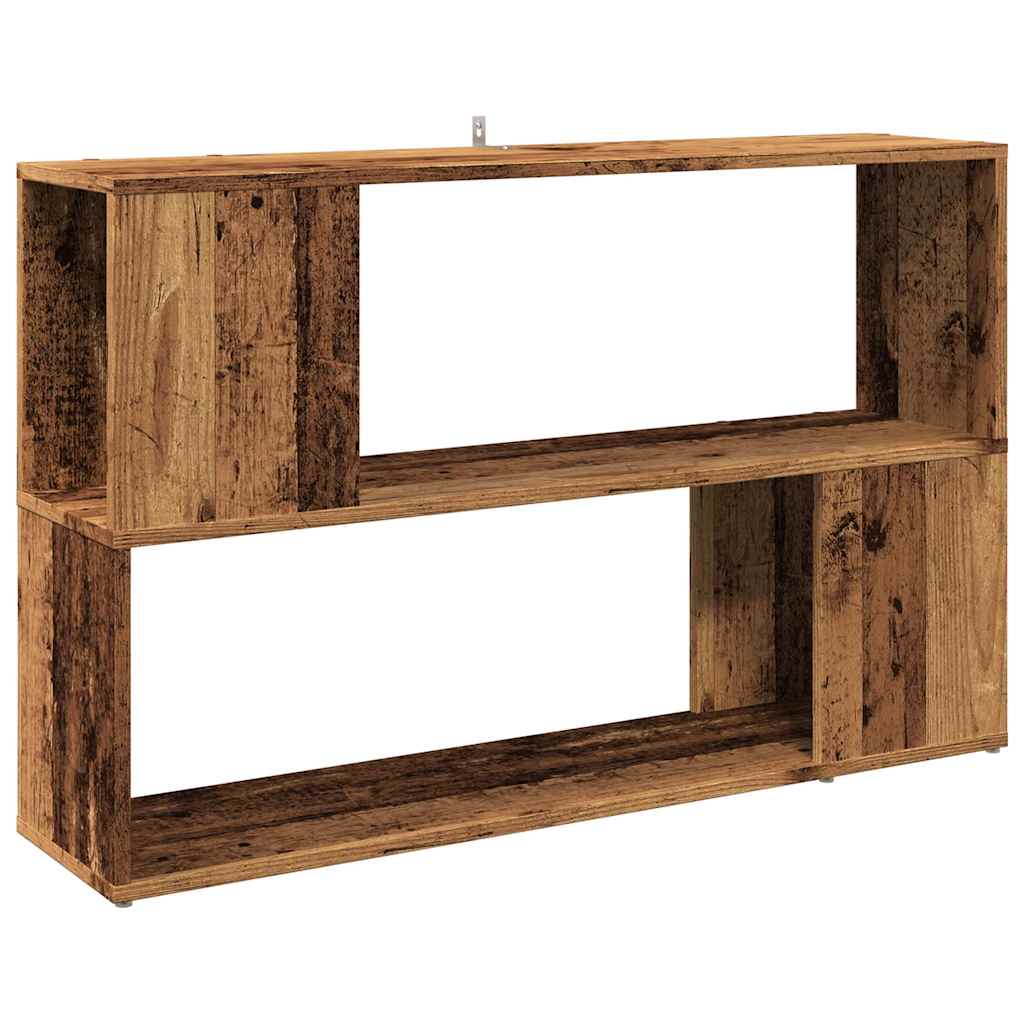 Ormar za knjige staro drvo 100x24x63 cm konstruirano drvo