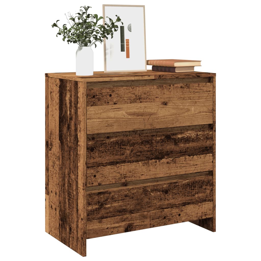 Komoda boja starog drva 70 x 41 x 75 cm od konstruiranog drva
