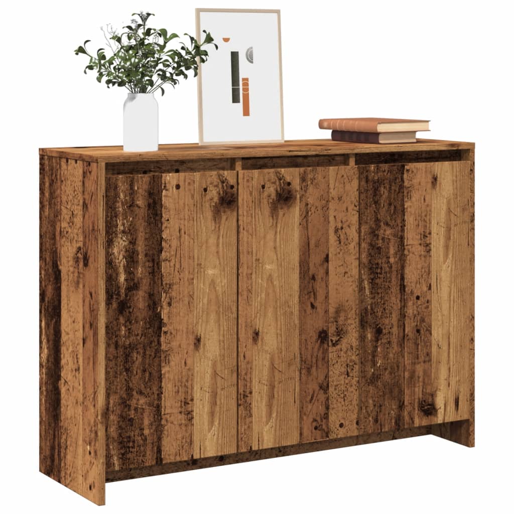 Komoda boja starog drva 102 x 33 x 75 cm od konstruiranog drva