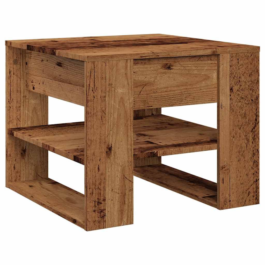 Stol za kavu staro drvo 55,5x55x45 cm konstruirano drvo