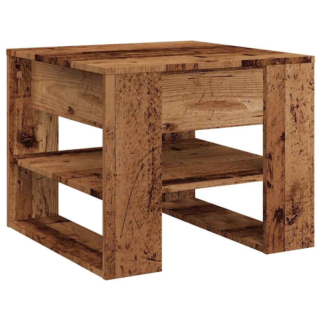 Stol za kavu staro drvo 55,5x55x45 cm konstruirano drvo
