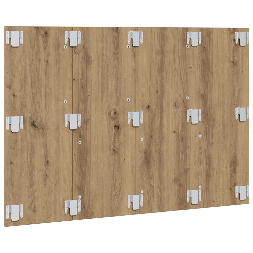 Uzglavlje kreveta Artisan hrast 120x1,5x80 cm izrađeno drvo