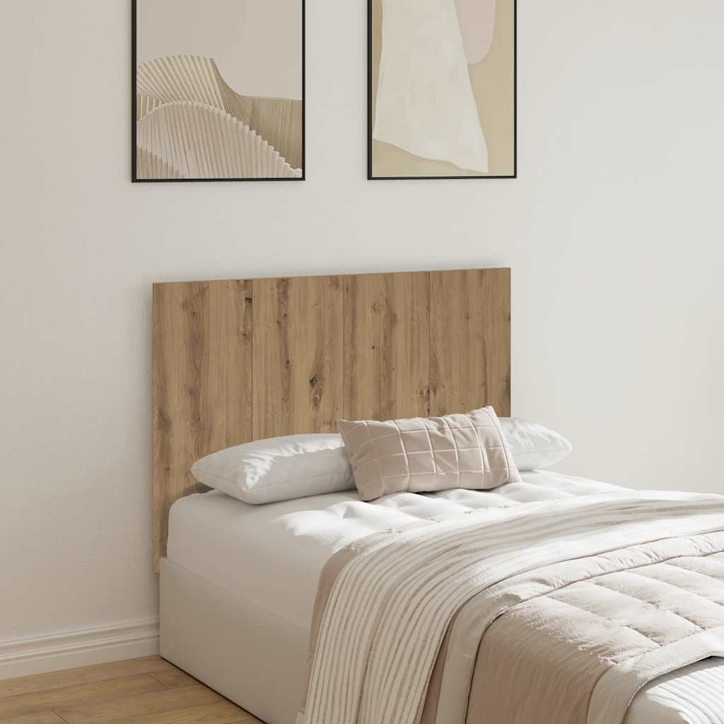 Uzglavlje kreveta Artisan hrast 120x1,5x80 cm izrađeno drvo