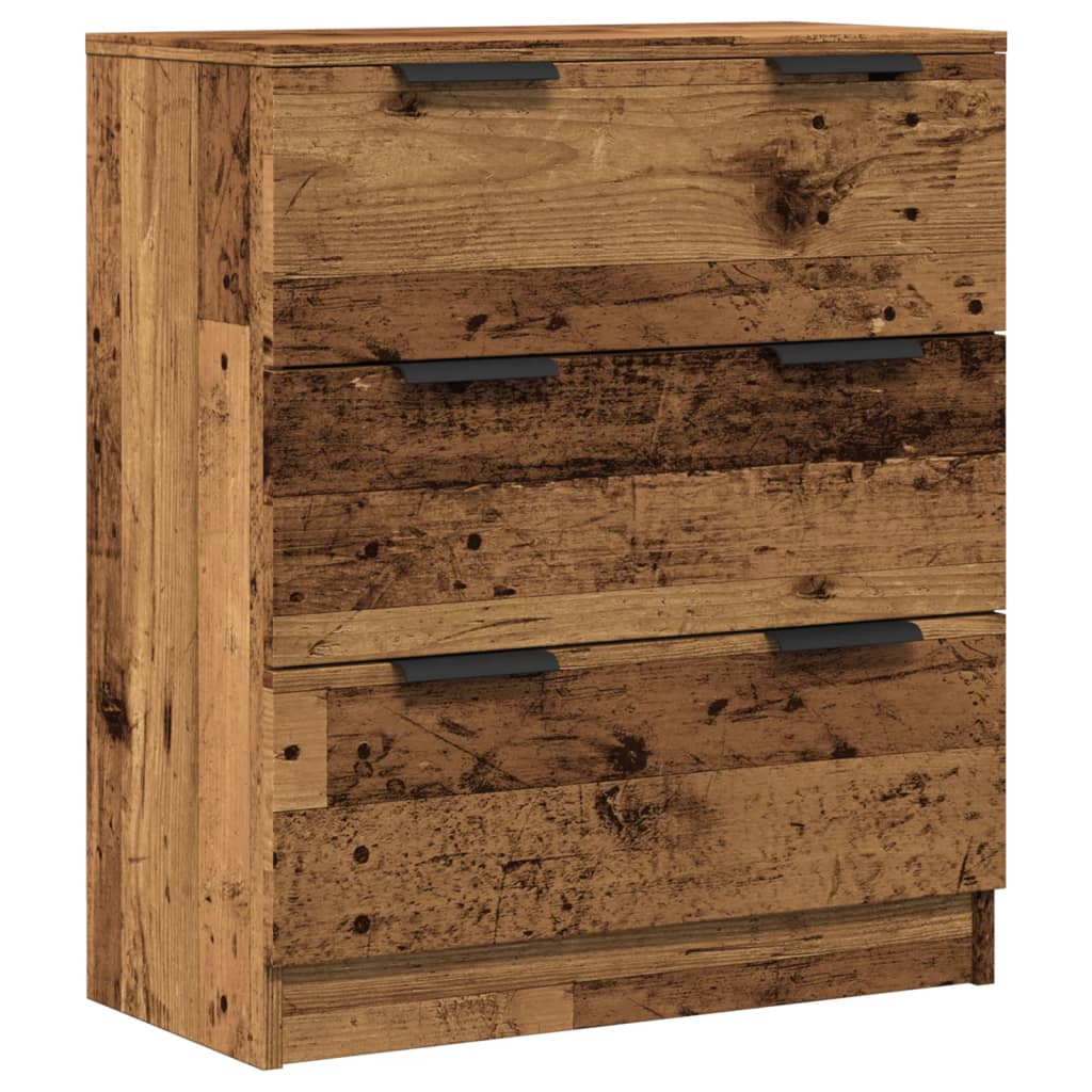 Komoda boja starog drva 60 x 30 x 70 cm od konstruiranog drva