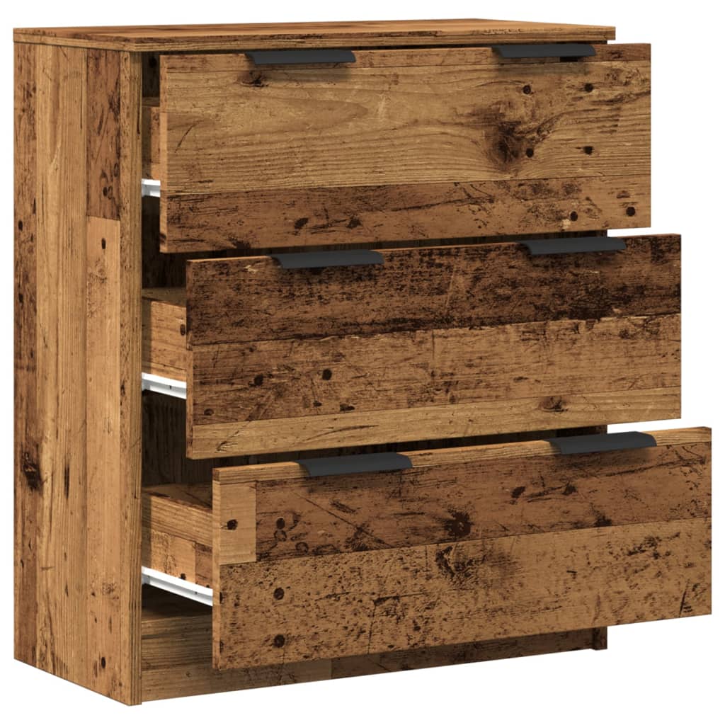 Komoda boja starog drva 60 x 30 x 70 cm od konstruiranog drva