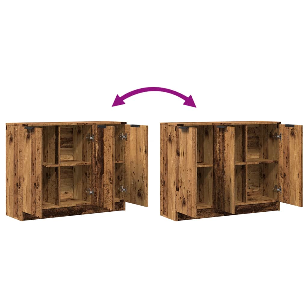 Komoda boja staro drvo 90,5x30x70 cm od konstruiranog drva