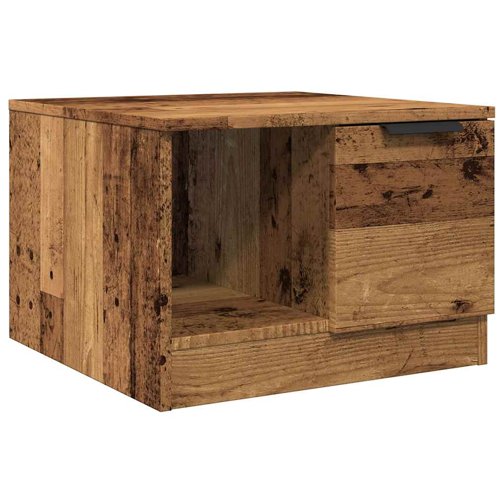 Stolić za kavu boja staro drvo 50x50x36 cm konstruiranog drva