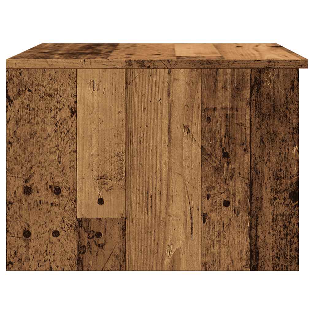 Stolić za kavu boja staro drvo 50x50x36 cm konstruiranog drva