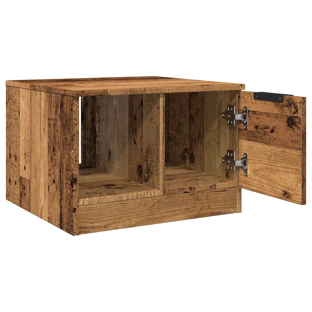 Stolić za kavu boja staro drvo 50x50x36 cm konstruiranog drva