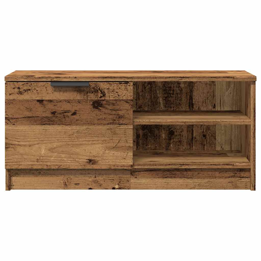 2-dijelni TV ormarić Staro drvo 80x35x36,5 cm Konstruirano drvo