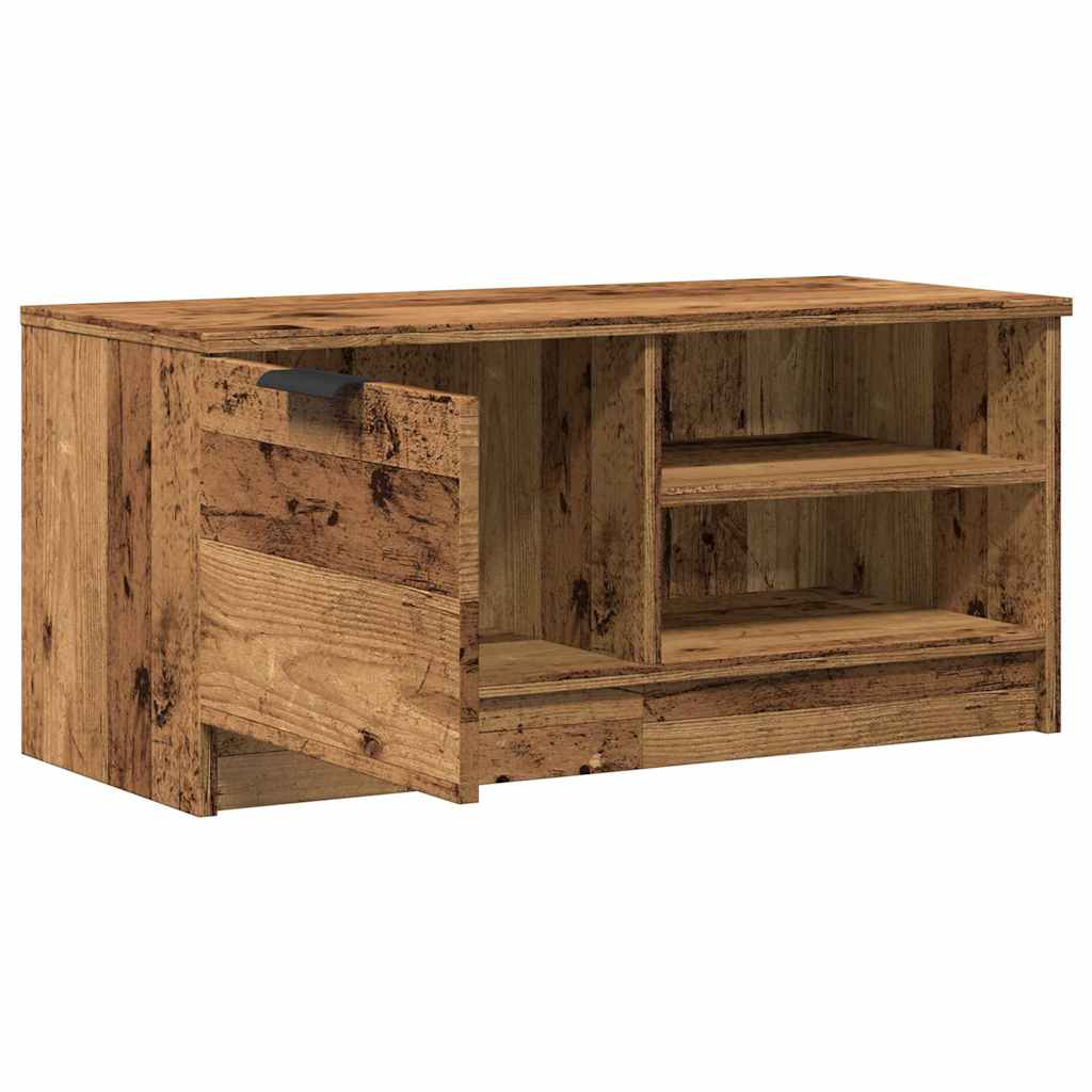 2-dijelni TV ormarić Staro drvo 80x35x36,5 cm Konstruirano drvo