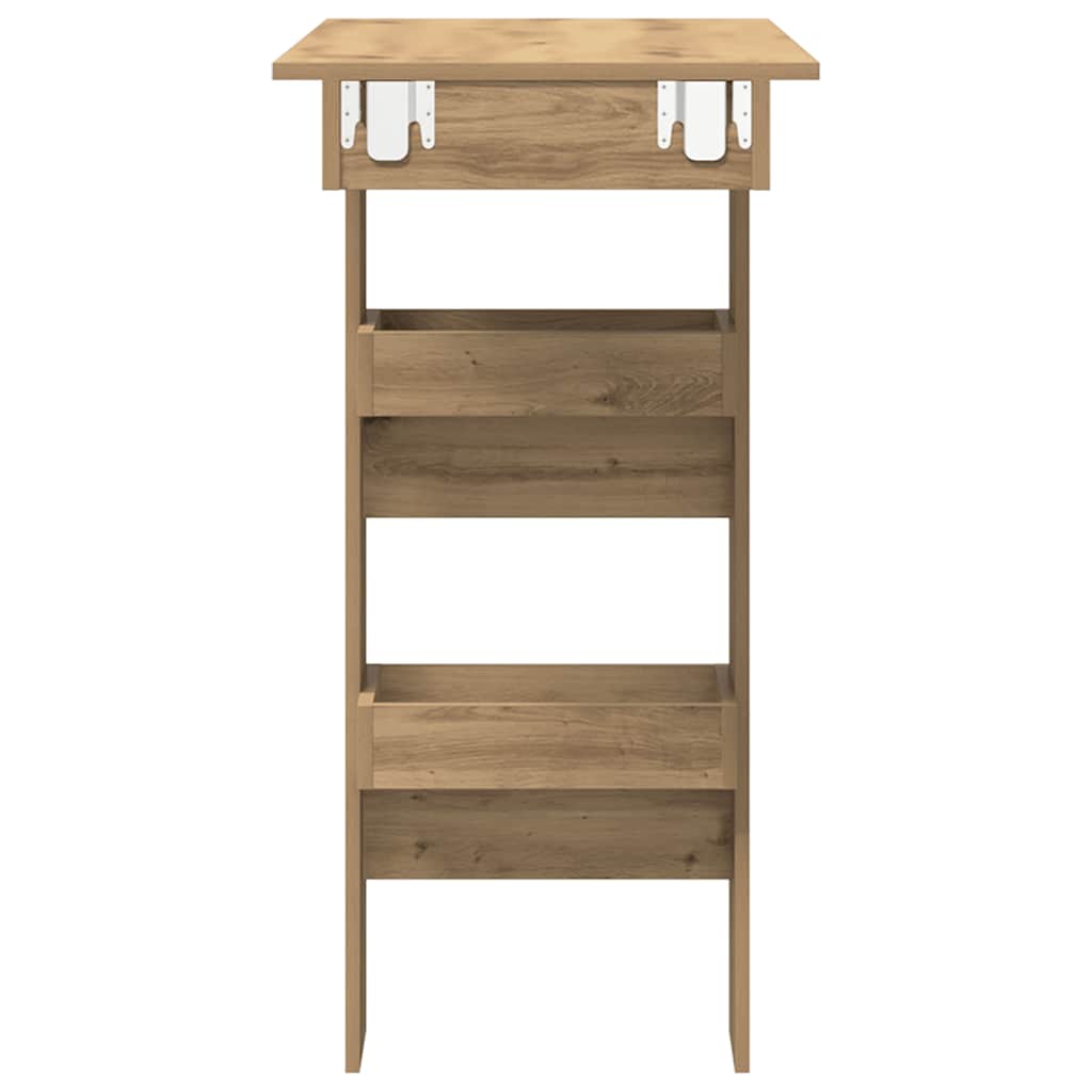 Zidni barski stol Artisan hrast 102x45x103,5 cm izrađeno drvo