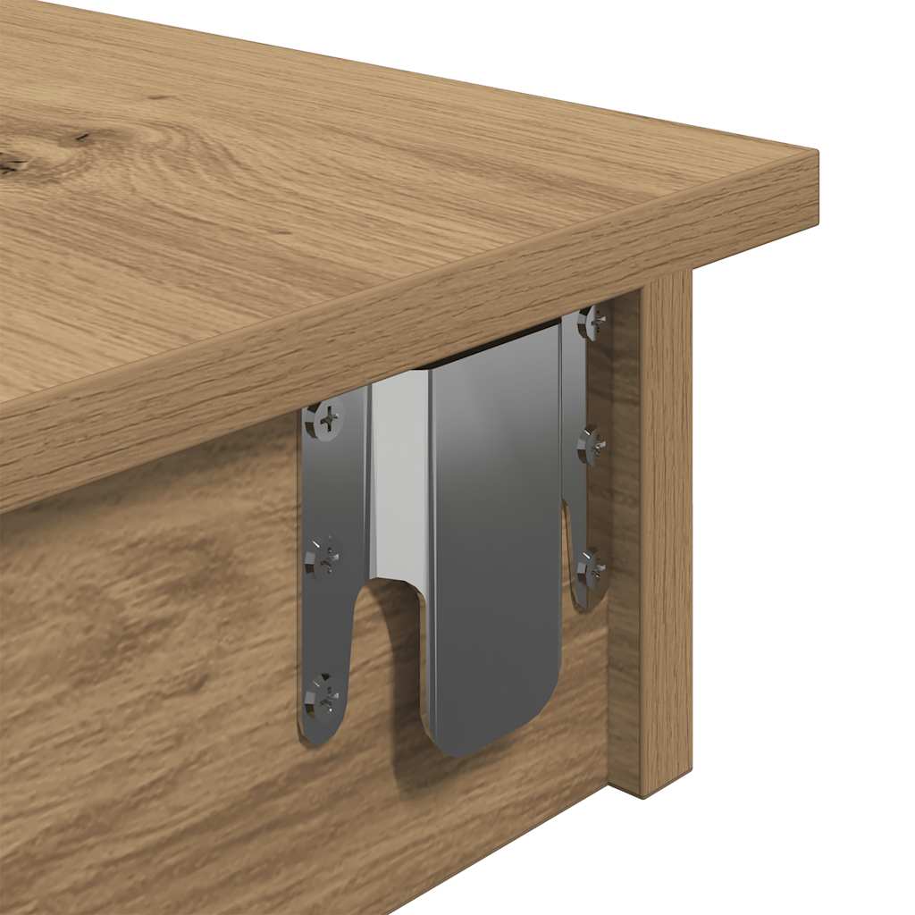 Zidni barski stol Artisan hrast 102x45x103,5 cm izrađeno drvo
