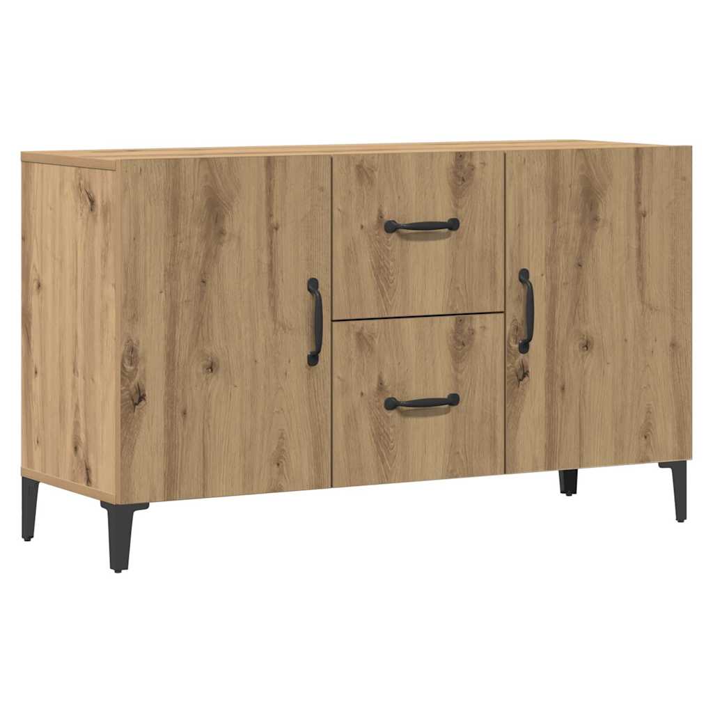 Komoda boja hrasta artisan 100 x 36 x 60 cm konstruiranog drva