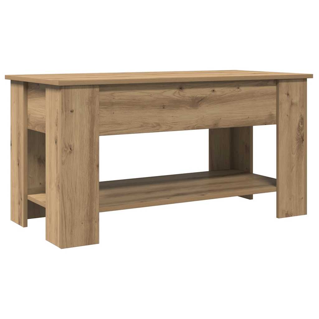 Stol za kavu Artisan hrast 101x49x52 cm izrađeno drvo