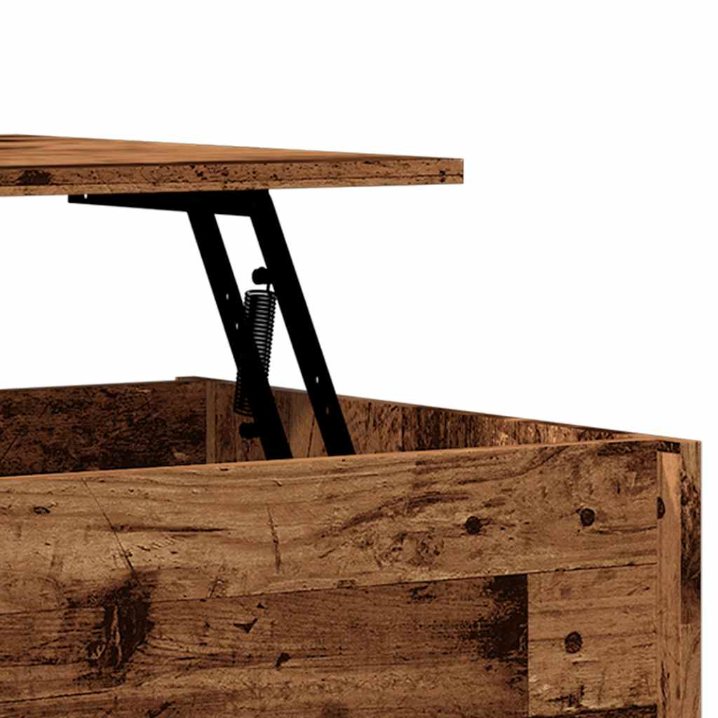Stolić za kavu boja staro drvo 80x50,5x41,5cm konstruirano drvo