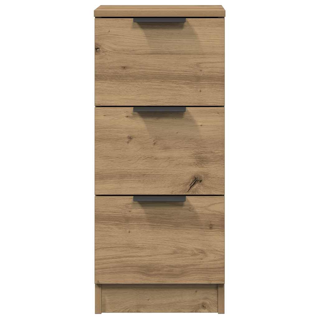 Komoda 2 kom Artisan hrast 30x30x70 cm konstruirano drvo