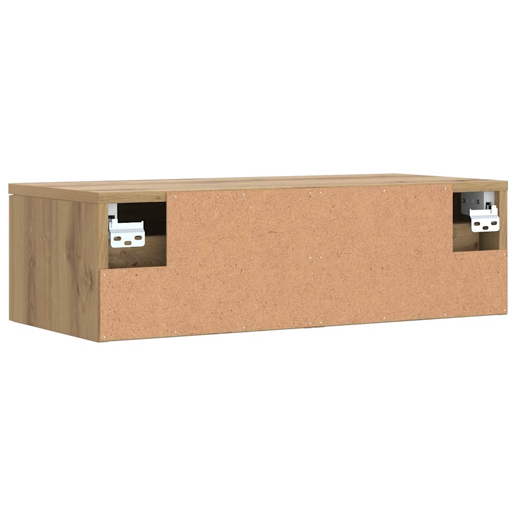 Zidni ormarić Artisan hrast 68x30x20 cm izrađeno drvo