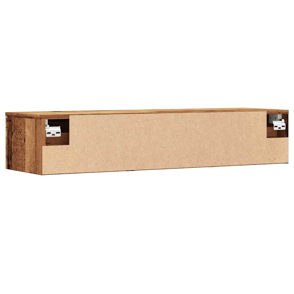 Zidni ormarić staro drvo 102x30x20 cm konstruirano drvo