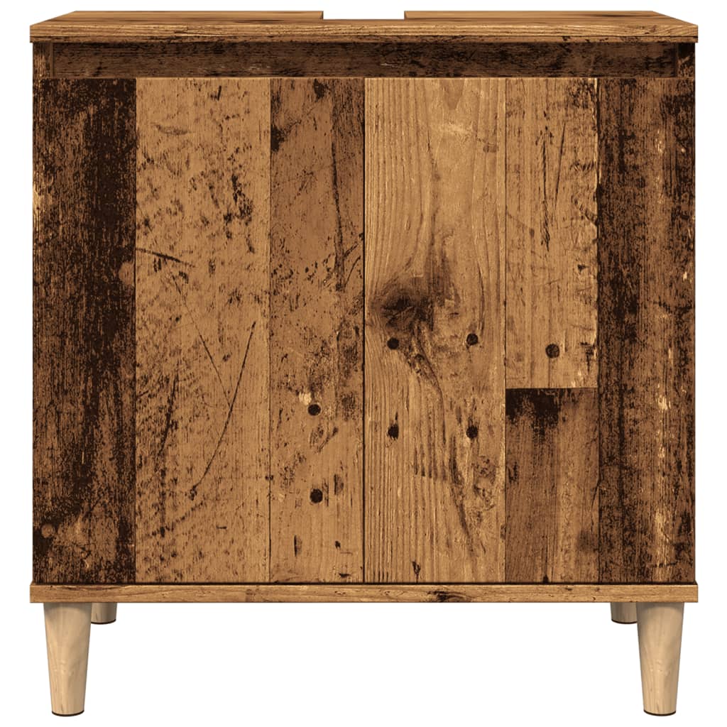 Ormarić za umivaonik boja drva 58x33x60 cm konstruirano drvo