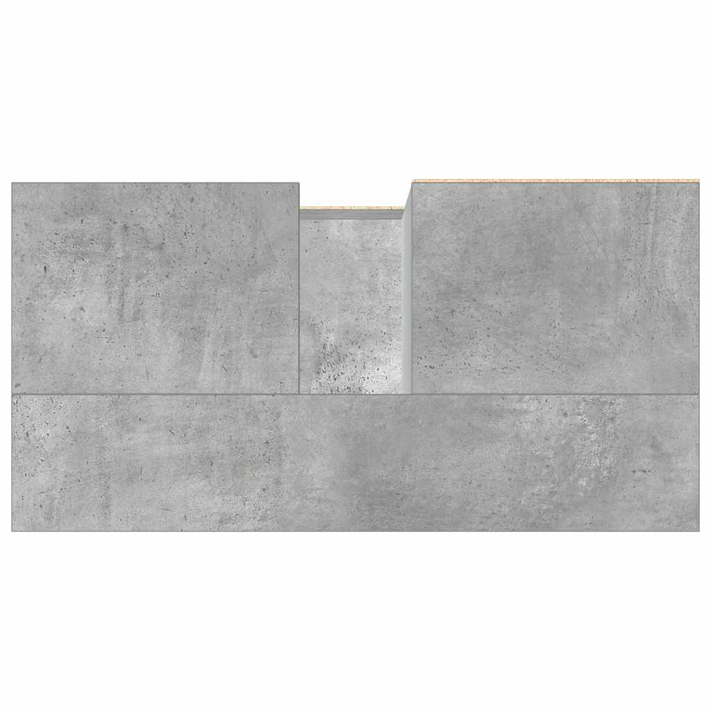 Ormarić za umivaonik boja betona 65x33x60 cm konstruiranog drva