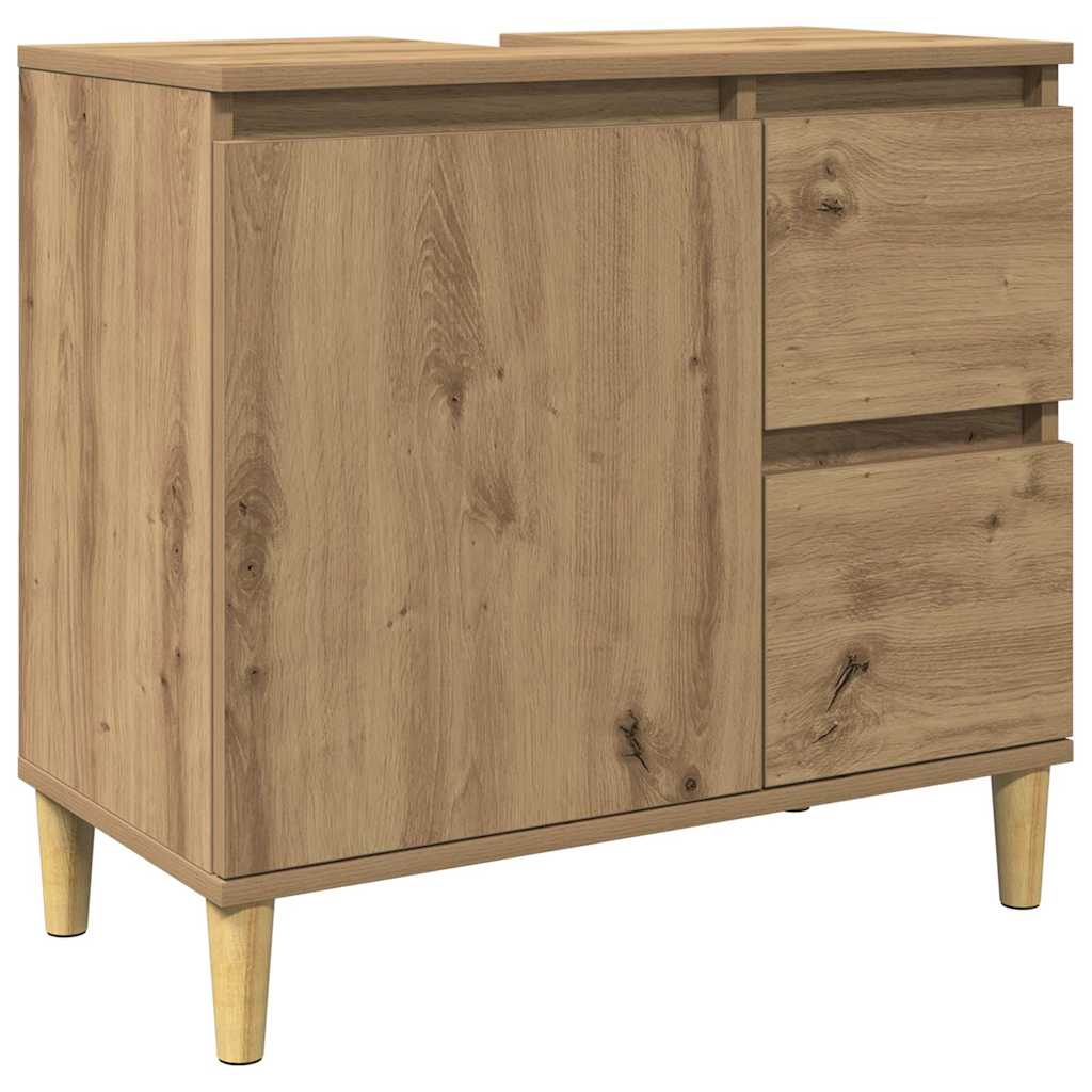 Ormarić za umivaonik boja hrasta artisan 65x33x60 cm drveni