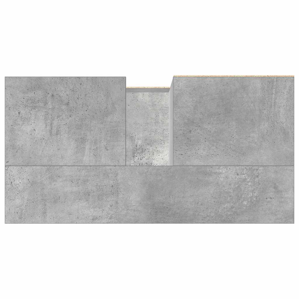 Ormarić za umivaonik boja betona 65x33x60 cm konstruiranog drva