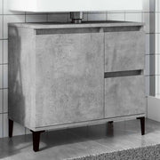 Ormarić za umivaonik boja betona 65x33x60 cm konstruiranog drva