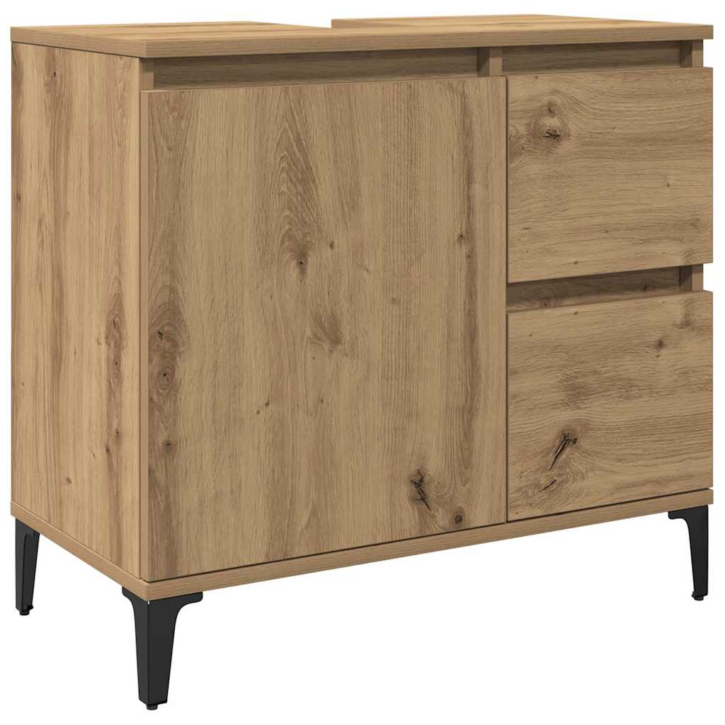 Ormarić za umivaonik boja hrasta artisan 65x33x60 cm drveni