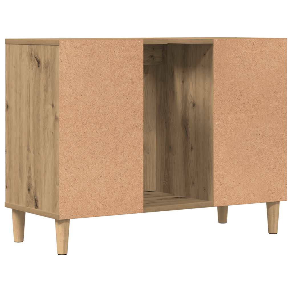 Ormarić za sudoper Artisan hrast 80x33x60 cm izrađeno drvo
