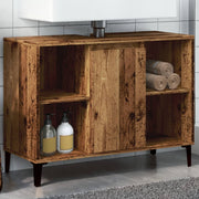 Ormarić za umivaonik boja drva 80x33x60 cm konstruirano drvo