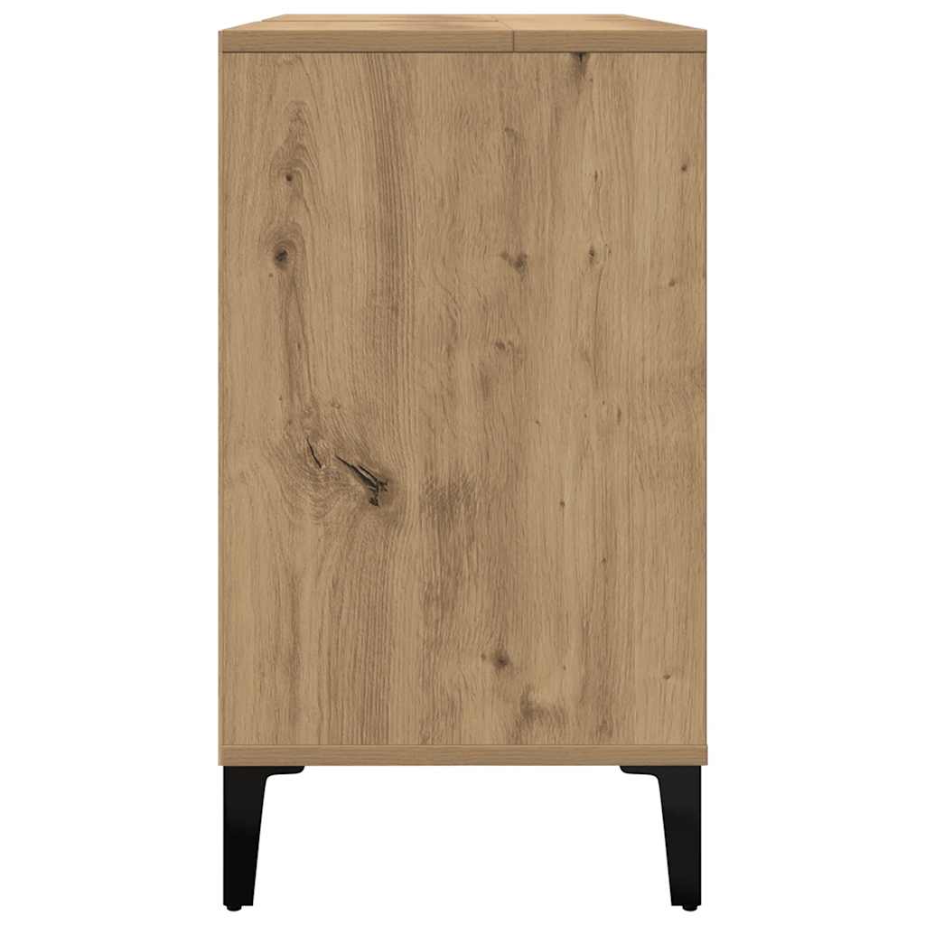 Ormarić za sudoper Artisan hrast 80x33x60 cm izrađeno drvo