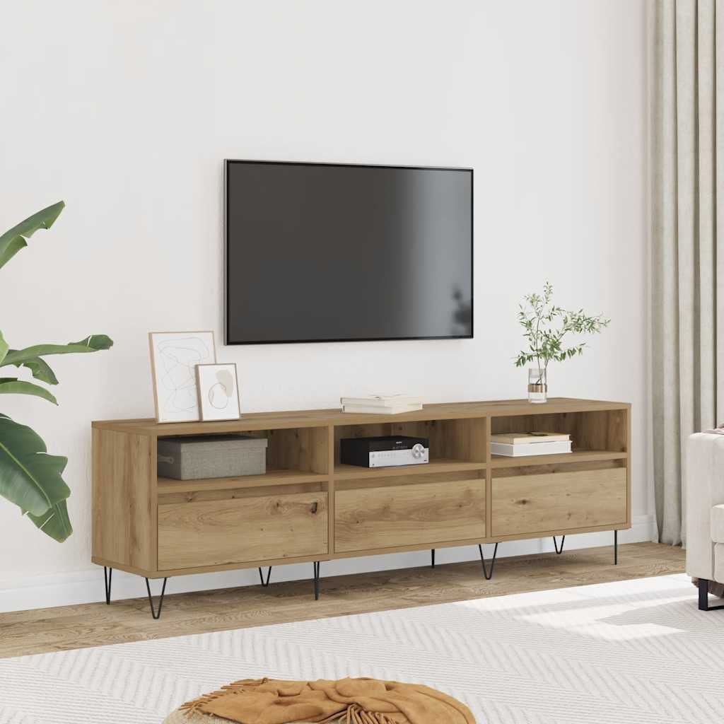 TV ormarić Artisan hrast 150x30x44,5 cm izrađeno drvo
