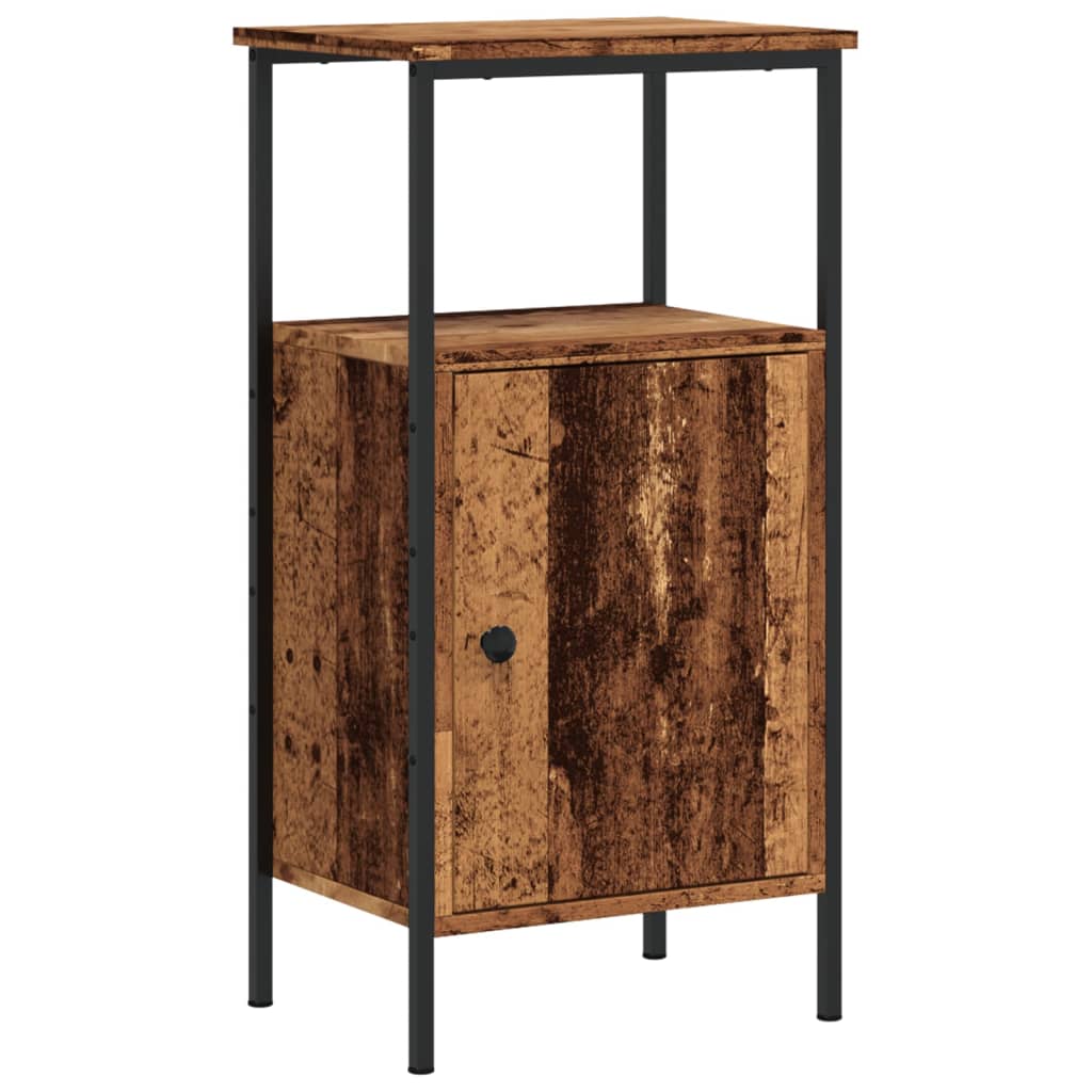 Noćni ormarići 2 kom staro drvo 41x31x80 cm konstruirano drvo