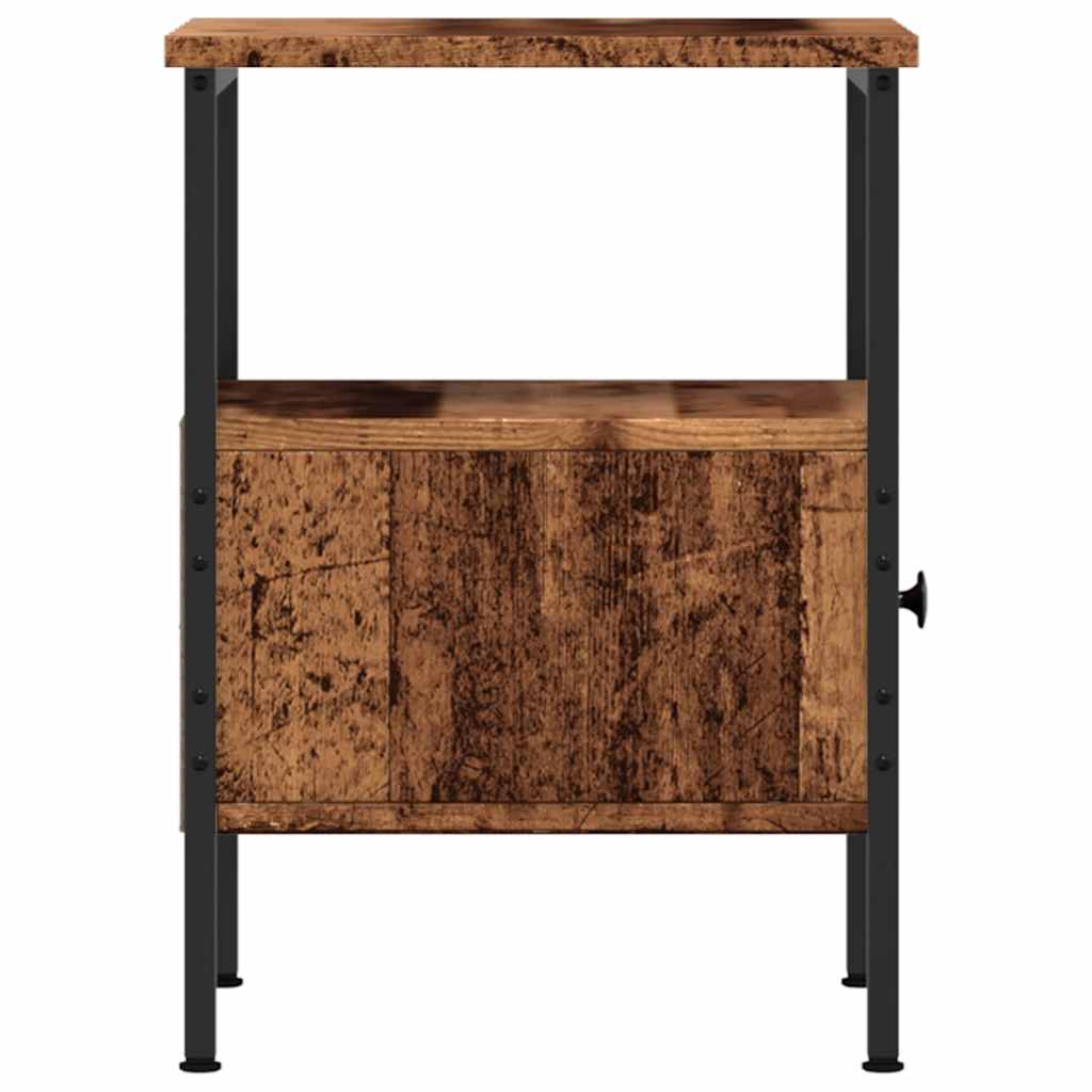 Noćni ormarići 2 kom staro drvo 34x36x50 cm konstruirano drvo