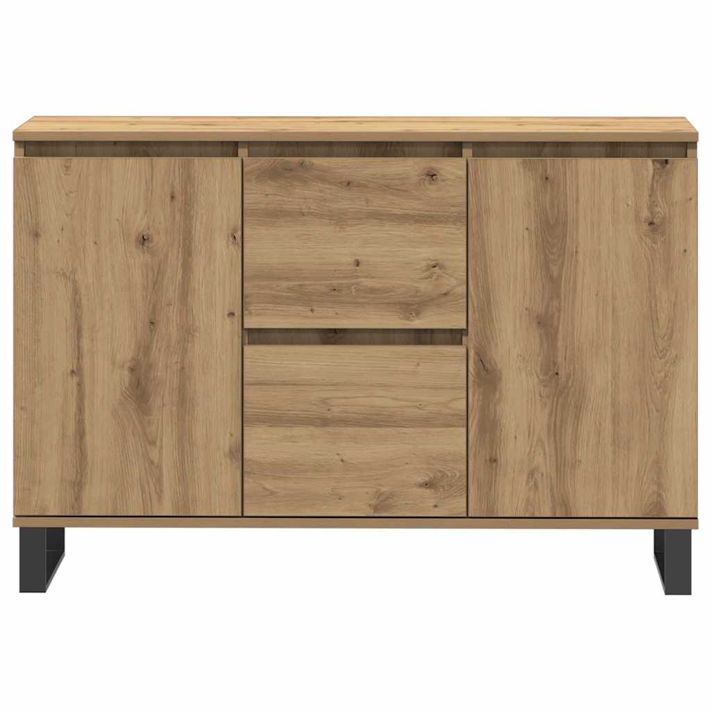 Komoda boja hrasta artisan 101,5x35x70 cm konstruirano drvo