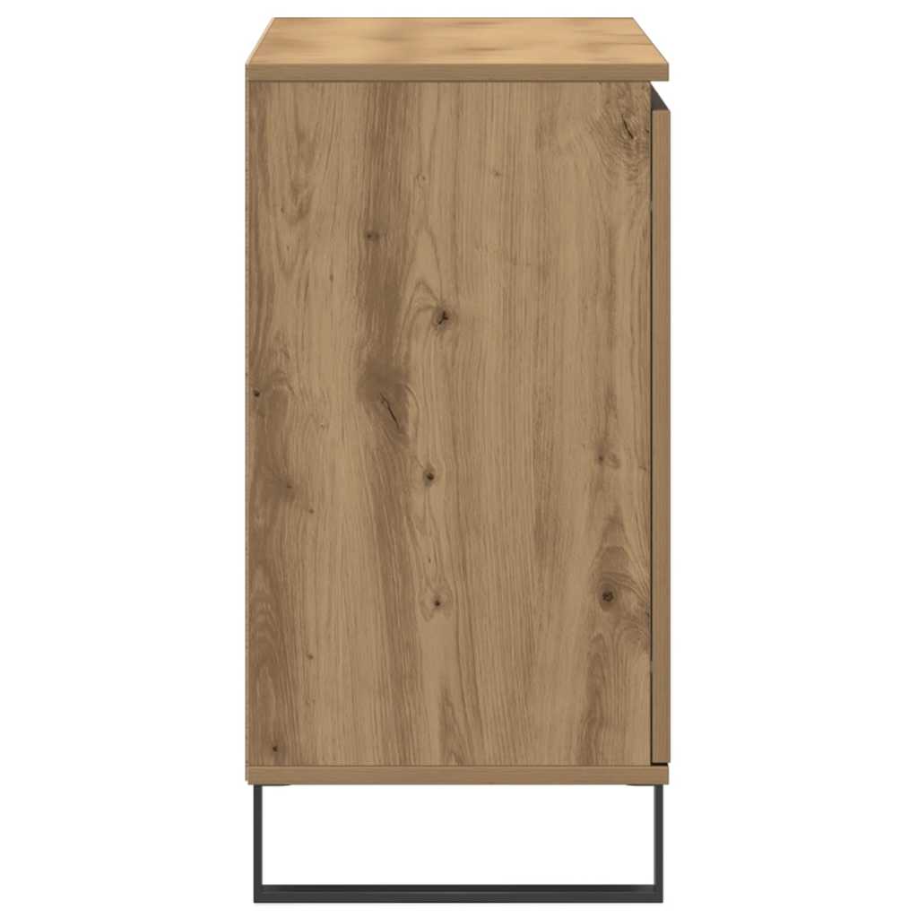Komoda boja hrasta artisan 101,5x35x70 cm konstruirano drvo