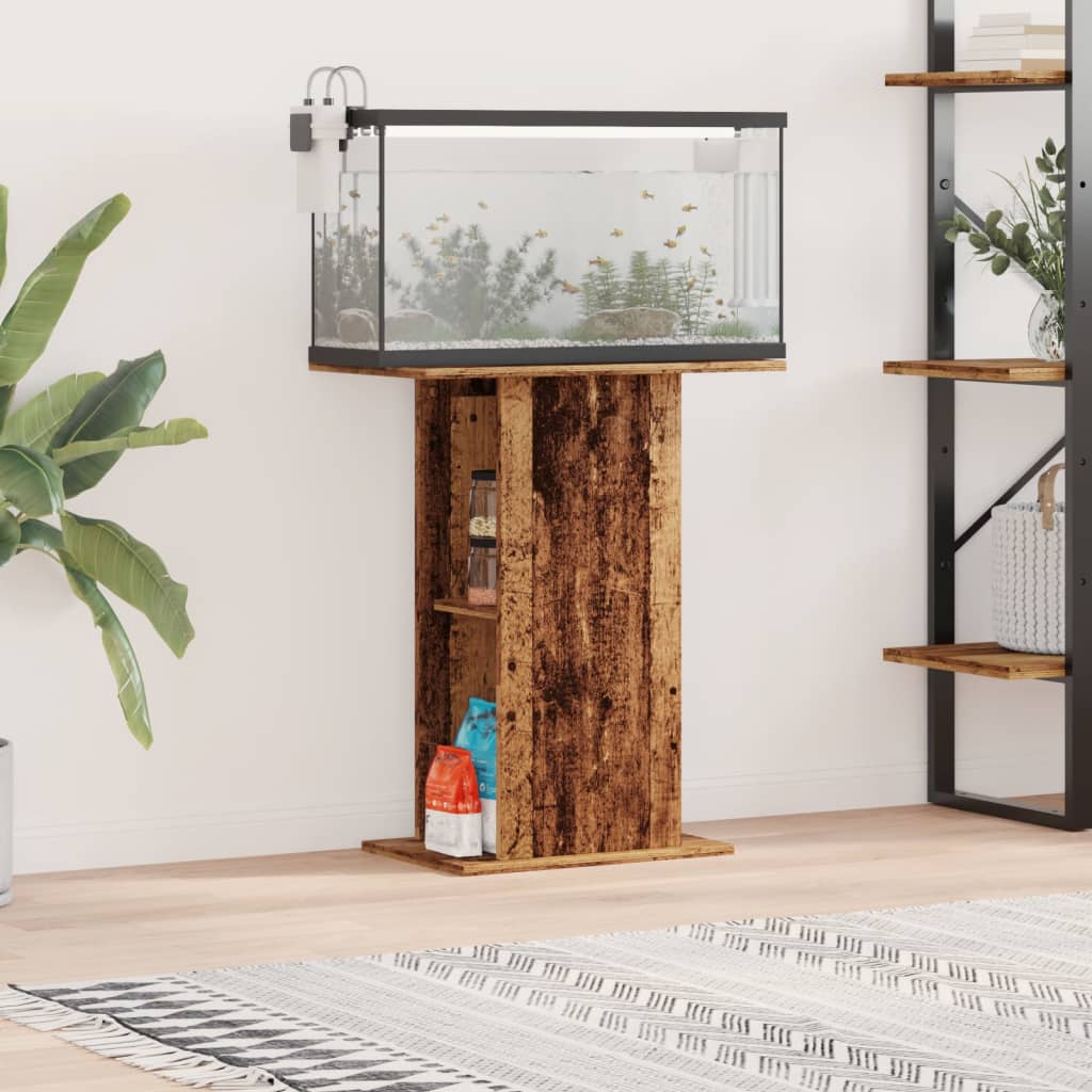 Stalak za akvarij boja drva 36x60,5x72,5 cm konstruiranog drva