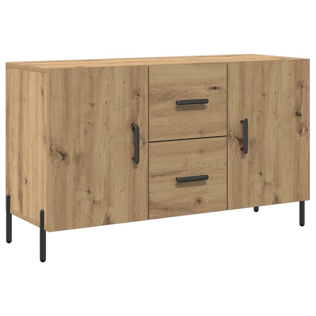 Komoda boja hrasta artisan 100 x 36 x 60 cm konstruiranog drva