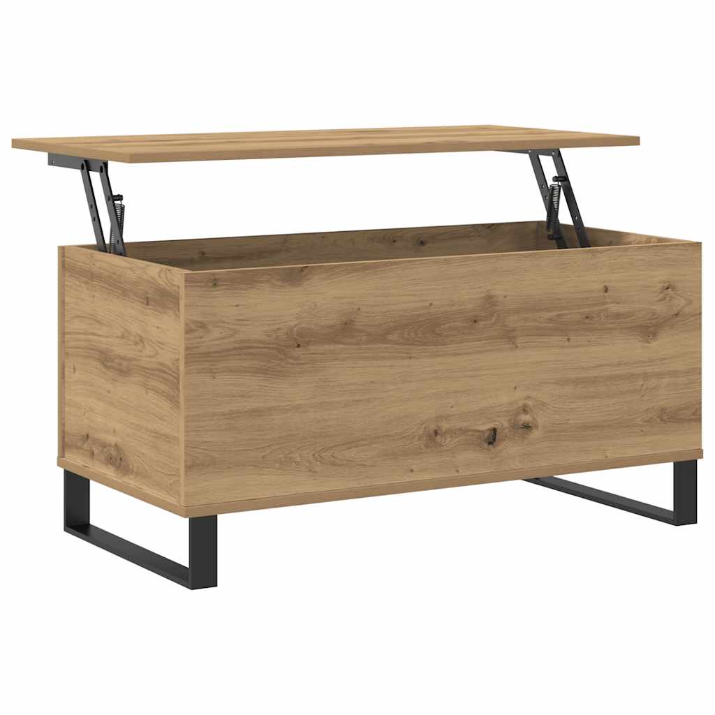 Stol za kavu Artisan hrast 90x44,5x45 cm izrađeno drvo