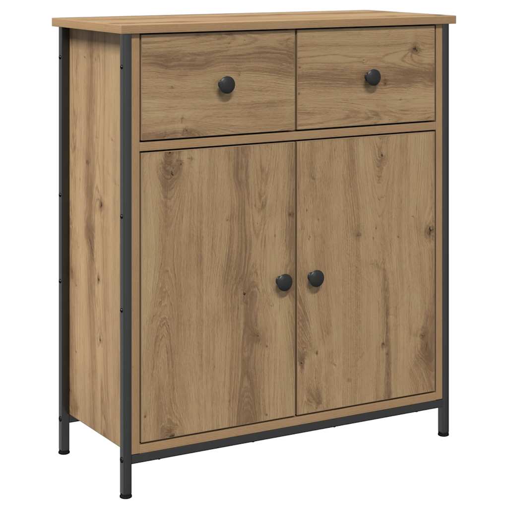 Komoda boja hrasta artisan 70x30x80 cm od konstruiranog drva