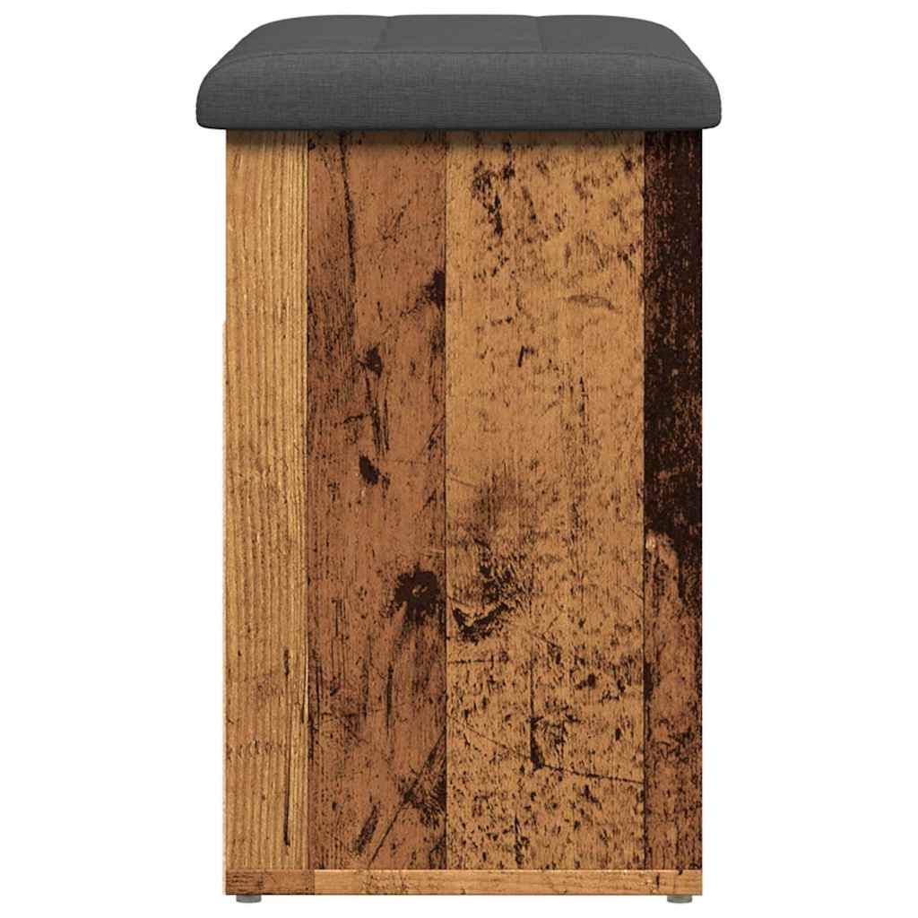 Klupa za cipele staro drvo 62x32x50 cm konstruirano drvo